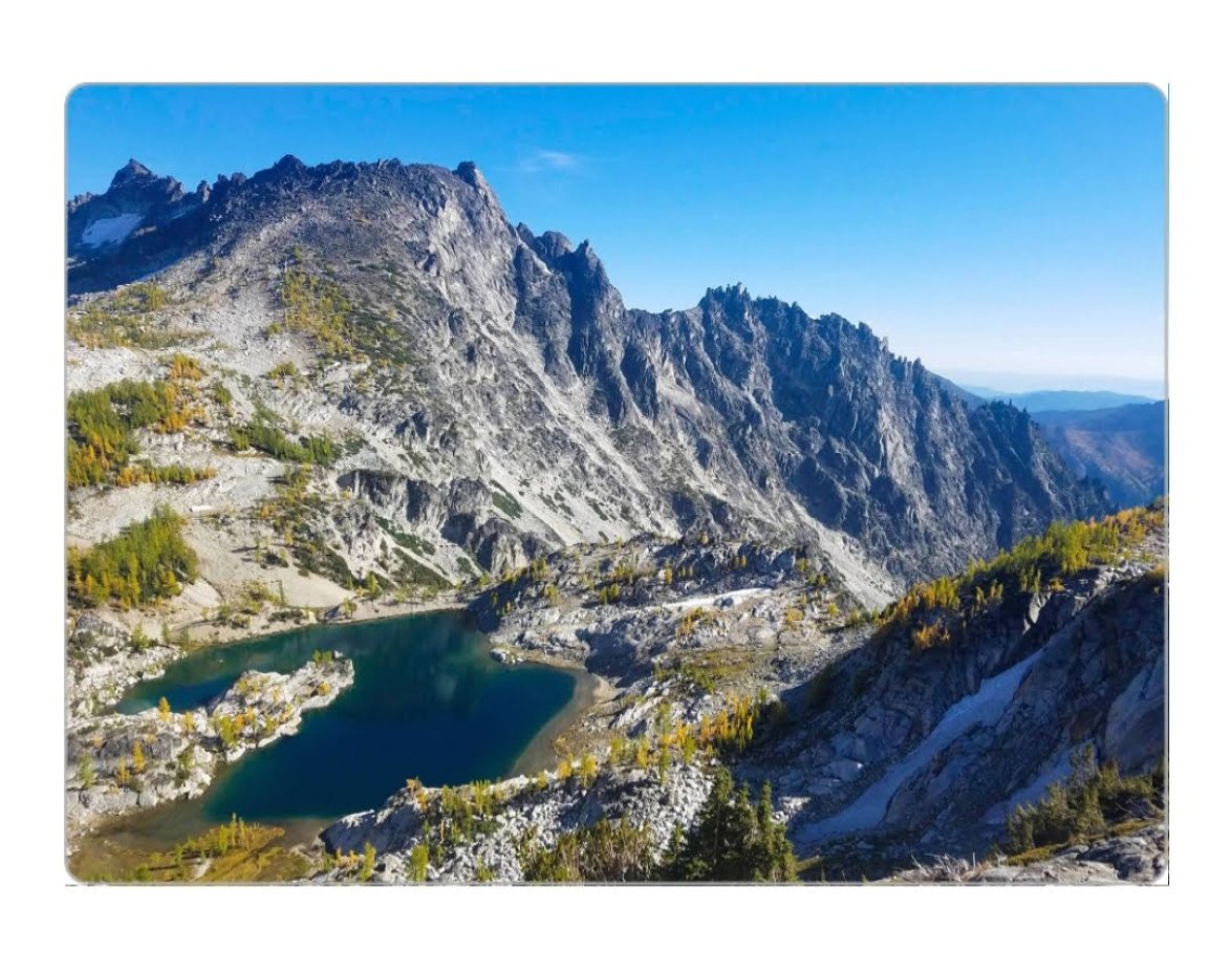 4x5.5 magnet, Alpine Lakes Wilderness - $5