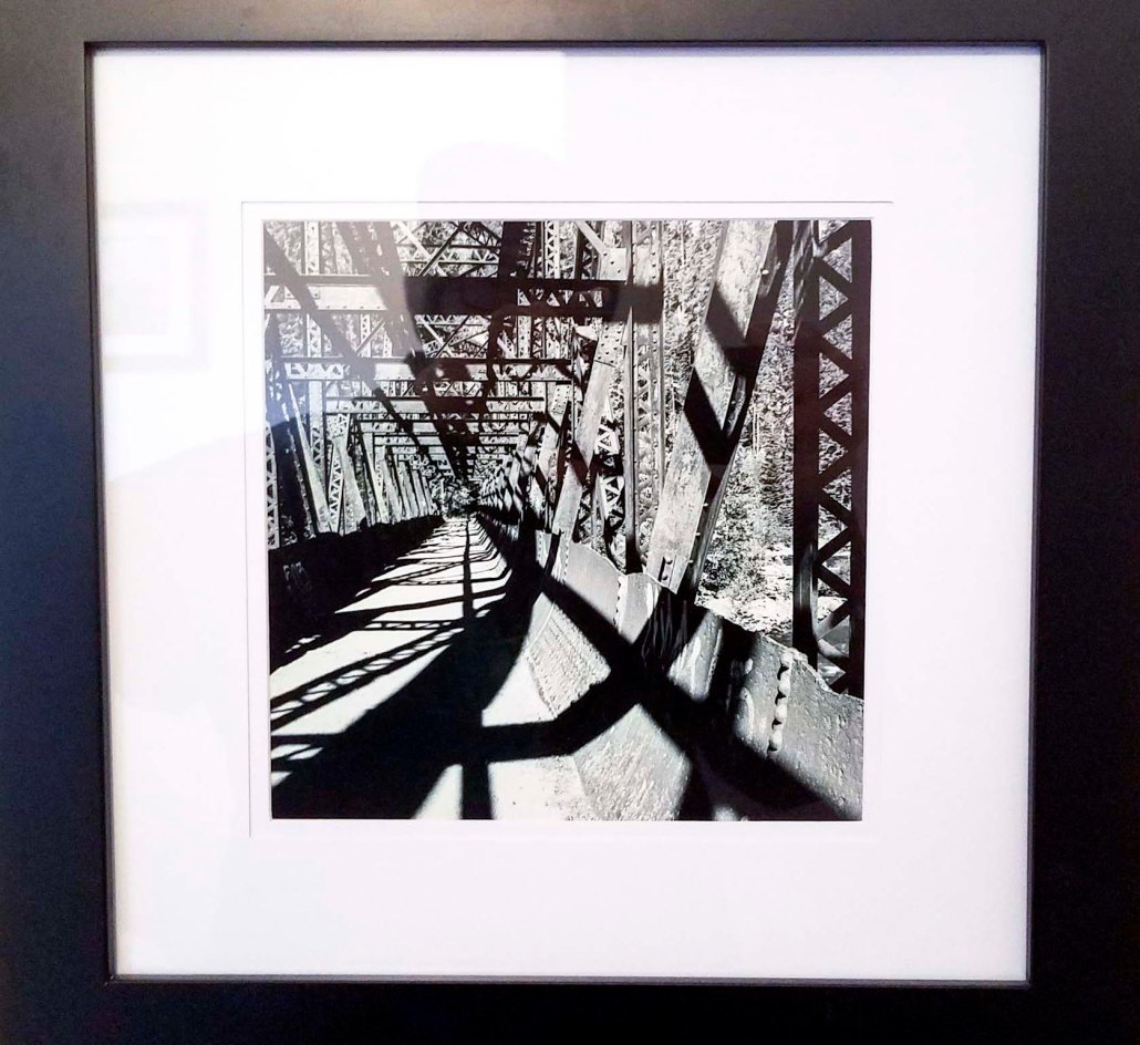 Bridge Shadows, 8x10 print, white matte, black frame - $100