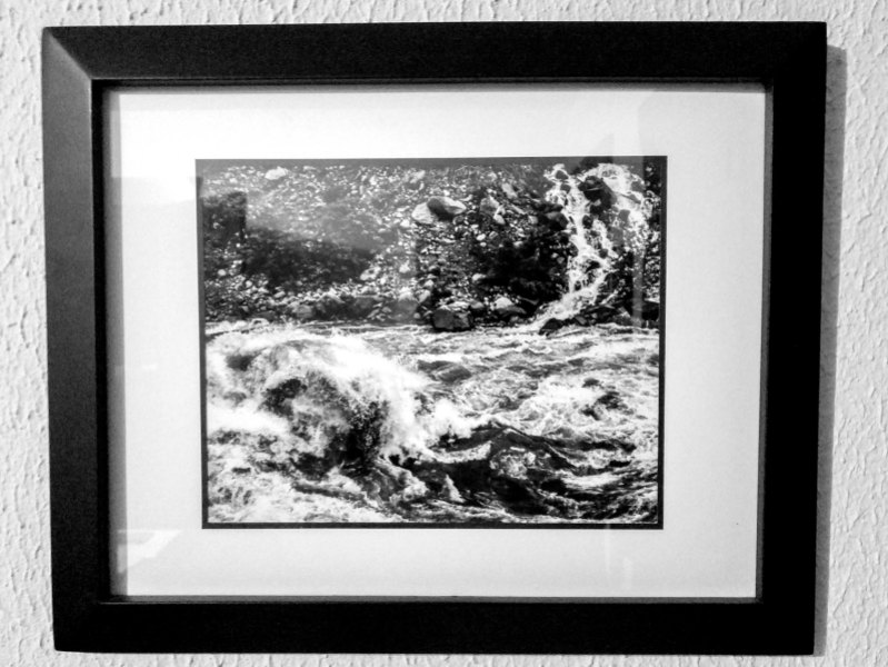Wenatchee Fury, black & white, 8x10 print, double matte, black frame - 2016 - $100